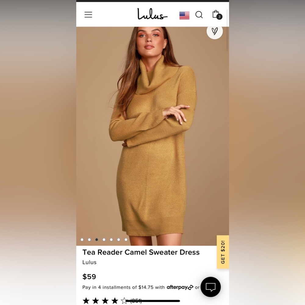 LULUS sweater dress